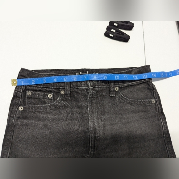 GAP Kids Black Denim Mini Skirt Size 10 - Picture 6 of 6